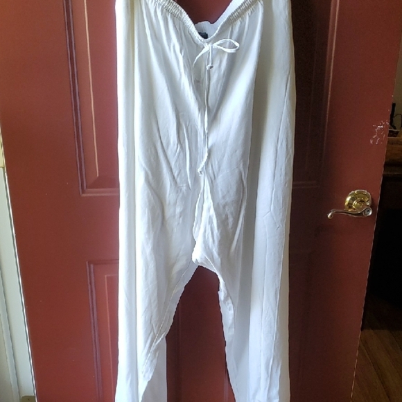 Wild Fable White Wide Leg Pants Relaxed Fit - Picture 2 of 10